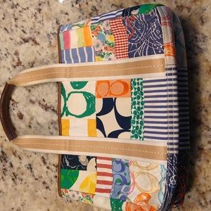 COACH Hamptons Weekend Patchwork purse